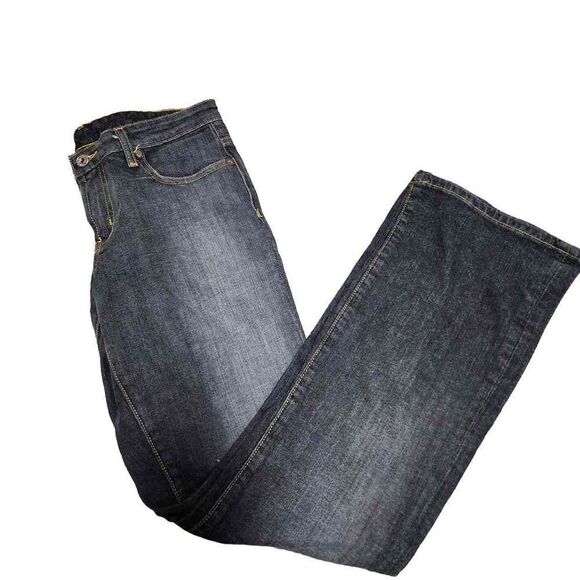 Polo Ralph Lauren Size 6 Gray Stretch Kelly Low Rise Straight Leg Jean - Picture 4 of 16